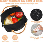 Bluboon Lunch Box for Women Cute Lunch Bag Reusable Insulated Lunch Bags Large Capacity Lunchbox Cooler for Work Picnic or Travel