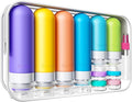20 Pack Travel Bottles for Toiletries, Original Patented, TSA Approved Travel Size Containers, Leak Proof Silicone Shampoo and Conditioner Bottles Women & Men, Airplane Cruise Essentials, Multi