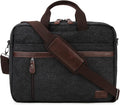 RAVUO Messenger Bag for Men, Water Resistant 17.3 inch Laptop Business Briefcase Canvas Shoulder Satchel for Work Business…