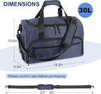 Gym Bag for Men Women, Sport Duffle Bag with Wet Pocket & Shoes Compartment, Water Resistant Overnight Weekender Bag Duffel Bag