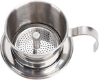 SUNGOOYUE Portable Stainless Steel Drip Maker with Vietnamese Coffee Filter, Handcrafted Manual Brewing for Coffee Connoisseurs, 200ml Capacity