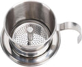 SUNGOOYUE Portable Stainless Steel Drip Maker with Vietnamese Coffee Filter, Handcrafted Manual Brewing for Coffee Connoisseurs, 200ml Capacity
