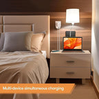 220V to 110V Voltage Converter US to Europe with 2 USB A & 2 USB C Ports Fast Charging, Power Converter for European Travel International Universal Travel Adapter for Germany France Italy Spain