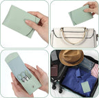 7 in 1 Nail Clipper Set Manicure Kit Premium Stainless Steel Fingernail & Toenail Clippers, Portable Travel Manicure & Pedicure Grooming Care Kits with PU Leather Pouch, Gifts for Men Women Parents