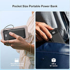 Portable Charger Built-in Cables,10000mAh Power Bank for iPhone,Fast Charge USB C Battery Pack Travel Essentials Slim Lightweight Powerbank Compatible with iPhone 17/16/15/14, Samsung, Android, etc