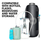 HydraPak 28mm Filter Kit - Water Filtration Accessory - Fast Flow - Perfect for Hiking, Camping, Travel, and Emergency Preparedness