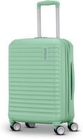 American Tourister Stratum 3.0 Carry-On Spinner, Airline Approved, Durable Hardside Luggage, Expands 1.5", RightHeight™ Adjustable Handle, Surreal Green