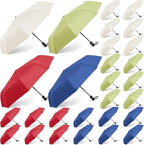 Amylove Windproof Travel Compact Umbrellas Bulk Wind Resistant Folding Auto Open and Close Rain Automatic Travel Collapsible Portable Umbrellas for Men and Women Gifts 4 Colors