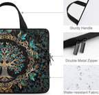 Tree of Life Bohemian Laptop Bag Laptop Case Computer Messenger Bag with Adjustable Shoulder Strap