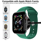 𝟐𝟎𝟐𝟔 𝐔𝐩𝐠𝐫𝐚𝐝𝐞𝐝 for Apple Watch Charger Magnetic Fast Charging Cable [Portable] Magnetic Wireless Charging Compatible with iWatch Series Ultra/9/8/7/6/SE/SE2/5/4/3/2-[1.2M] Black