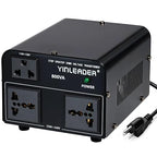 Yinleader 800W Voltage Converter Step Up 110V-120V to 220V-240V & Step Down 220V-240V to 110V-120V Power Transformer w/US Power Cord,Circuit Breaker Protection (VTUS-800)