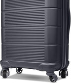 American Tourister Stratum 2.0 Carry-On Luggage, Expandable Hardshell Suitcase with Spinner Wheels, Ergonomic Handle Grip, Durable ABS Shell, Large Zipper Pulls, Max Capacity Interior - Charcoal