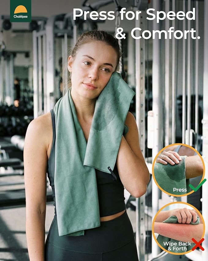 Quick Dry Microfiber Towel Travel, Beach & Camping Towels. Fast Drying, Super Absorbent & Ultra Compact for Travel, Bath, Gym, Swimming, 1 Pack, 72"x40" Army Green