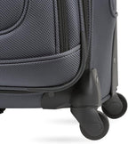 SWISSGEAR Sion Softside Expandable Spinner Luggage Durable Lightweight Travel Suitcase, Dark Grey, 3-Piece Set (21/25/29)
