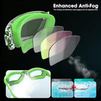 Braylin Swim Goggles, 2-Pack Swimming Goggles, Anti Fog, No Leaking For Adult Women Men Youth