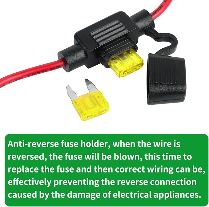 20A 240W DC 18V 20V 24V 36V 48V to 12V Voltage Converter with Fuse Step Down Regulator Buck Reducer Power Converter Waterproof Transformer for Golf Cart(Inputs 18V-60V to 12V 20A)