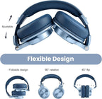 OneOdio A71 Hi-Res Studio Recording Headphones - Wired Over Ear Headphone with SharePort, Monitoring Mixing Foldable Headset with Stereo Sound, 3.5/6.35MM Jack for PC Computer DJ Guitar-Sky Blue