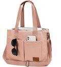 Canvas Laptop Tote Bag for Women | Pockets, Stands Upright, Convertible