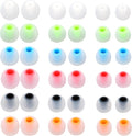 Earbud Replacement Tips Silicone Earbud Tips Ear Bud Covers Fit Most in-Ear Earbuds(Inner Hole 3.8mm -5.1mm) Headphone Ear Tips 18 Pairs S M L