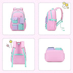 Kids Backpack, Backpack for Girls for Elementary School Multiple Pockets Ages 6-10(Pink)