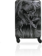Fast Forward 20 Inches Jurassic World Dinosaur Suitcase - Hard Sided Tween Spinner Travel Trolley Kids Caary-On Luggage With Wheels