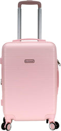 Rockland Palm Beach Hardside 20" ABS Carry On, Pink