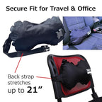 SmartTravel Travel Products Inflatable Travel Lumbar Pillow for Airplane Seat – Adjustable Lower Back Support Cushion for Long Flights
