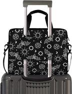 MNSRUU Laptop Bag for 15.6 inch Black Gothic Bats