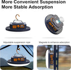 10000mAh 4000LM Camping Light 4 Light Modes Portable LED Camping Lantern Rechargeable Light 30W with Digital Power Display and Magnet , IPX5 Waterproof Tent Lights Power Failure Emergency Light