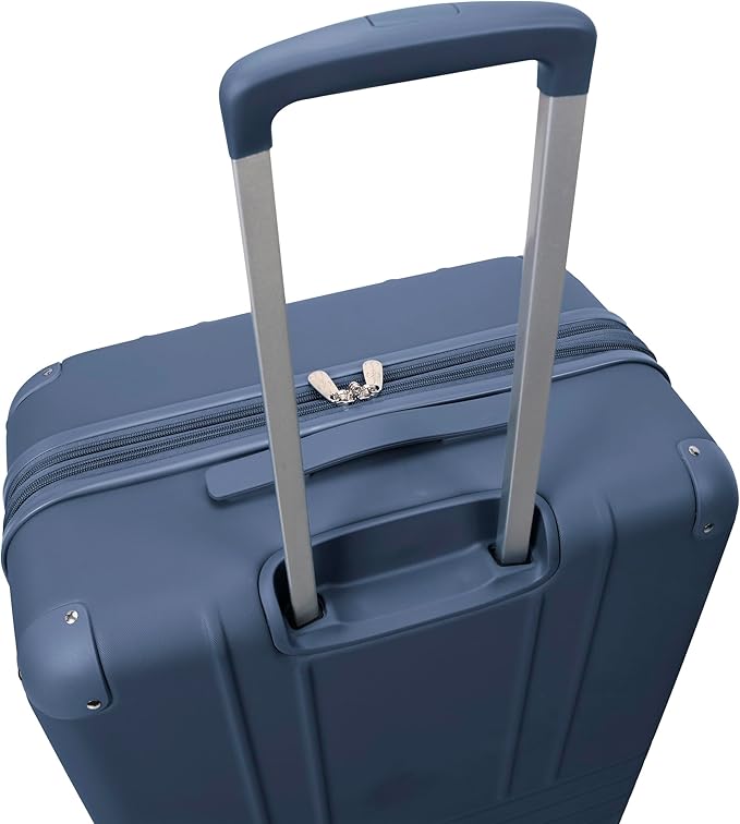 Jessica Simpson Countryside 2-Piece Set (21" & 30") Expandable 8-Wheel Spinner Large Checked Luggage Suitcase, Oceanview