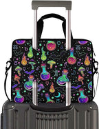 MNSRUU Laptop Bag for 15.6 inch Black Gothic Bats