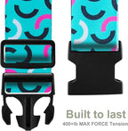 Luggage Straps for Suitcases TSA Approved Easy Pack Organized Suitcase Strap, Luggage Strap, Luggage Belt Strap, Bag Straps for Luggage. Buckle Straps Travel Accessories (Turqoise)