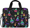 MNSRUU Laptop Bag for 15.6 inch Black Gothic Bats