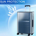 3 Pieces Thicken Clear Luggage Cover Protector with Tag Pocket, 20" 24" 28" PVC Luggage Covers for Suitcase Waterproof Dustproof Anti-scratch Travel Suitcase Covers Case for Wheeled Luggage