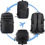 MATEIN 17 Inch Laptop Backpack, Large Military Tactical Backpack for Men TSA Approved, Water Resistant Computer Bag Work Day Pack, Travel Laptop Carry on for Camping Hiking