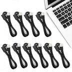 Smays USB Extension Cable 6 ft 10-Pack, Male to Female, USB-A 2.0 Extender Cord Multipack