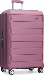 Traveler's Choice Pagosa Hardshell Expandable Luggage with Spinner Wheels, Mauve, 30-Inch Large