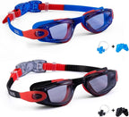 Aegend Swim Goggles for Kids Youth 3-14 Anti-Fog Anti-UV Comfort Fit Goggles for Swimming