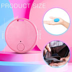 Konohan 5 Packs Smart Item Finder Portable Tracker GPS Tracking Mobile Anti Loss Smart Device Key Finder Tag Locator with Sound for Bags Wallets Backpacks Pets Keys Luggage(Cute)