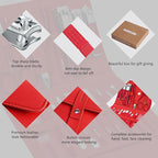 Manicure Set Professional Nail Clippers Pedicure Kit, 16 pcs Stainless Steel Nail Care Tools Grooming Kit with Luxurious Travel Leather Case for Thick Nails Men Women Gift (Red)