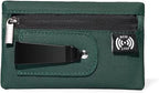 RFID Hidden Clip Stash Money Belt - Ultra Thin Anti-Theft Travel Pouch with Credit Card Slots for Women/Men, Perfect for International Travel, Daily Commute & Outdoor Activities (Green)