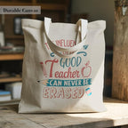 Aesthetic Canvas Tote Bag, Cute Reusable Bags for Women with Inner Pocket
