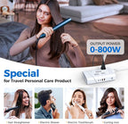 DOACE 800W Pure Sine Wave Voltage Converter US to Europe - 220V to 110V Converter for European Travel, Power Converter Adapter Combo with 35W PD and 30W QC USB Chargers for Using U.S. Devices Abroad