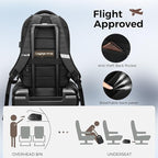 Swissdigital Design Travel Laptop Backpack for Men and Women, College Backpack with USB Charging Port for Fits 16 Inch Notebook, Grey | SD1670-02