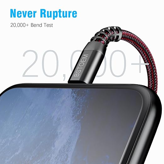 2Pack for iPhone Charger Cable 10 Ft,Long Lightning for Apple Charging Cord 10ft for iPhone 14/13/12/11 Pro/X/Xs Max/XR/8 Plus/7/6/5/SE,for IPad USB Charge Wire 10 Foot