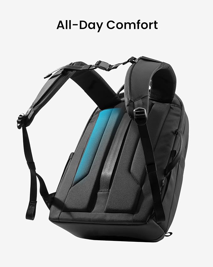 tomtoc 16-Inch Laptop Backpack, 22L Lightweight Daypack, Protective Organized Work Bag for Office, Daily Commute, Weekends & Everyday Carry