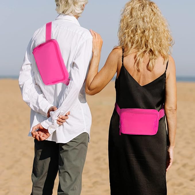 Amazerbst Belt Bag, Fanny Pack, Everywhere Belt Bag,40 Inch Adjustable Strap,for Women and Men,Waterproof
