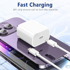 Exeric USB C to Lightning Cable 6FT 2Pack [MFi Certified] Type C iPhone Charger Cord Power Delivery iPhone Fast Charger Cable for iPhone 14 13 12 11 Pro Max Xr Xs 8 7 6 Plus