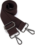 S&loyoe Thickened Solid Color Purse Straps Replacement Crossbody Bag Strap Adjustable Wide Guitar Straps for Handbags 1.5inch