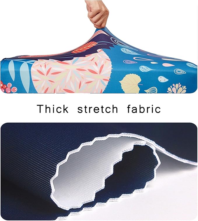 WUJIAONIAO Travel Luggage Cover Baggage Suitcase Cover Protector Skins 18-32 Inch (rainy season, L (for 25-28 inch luggage))